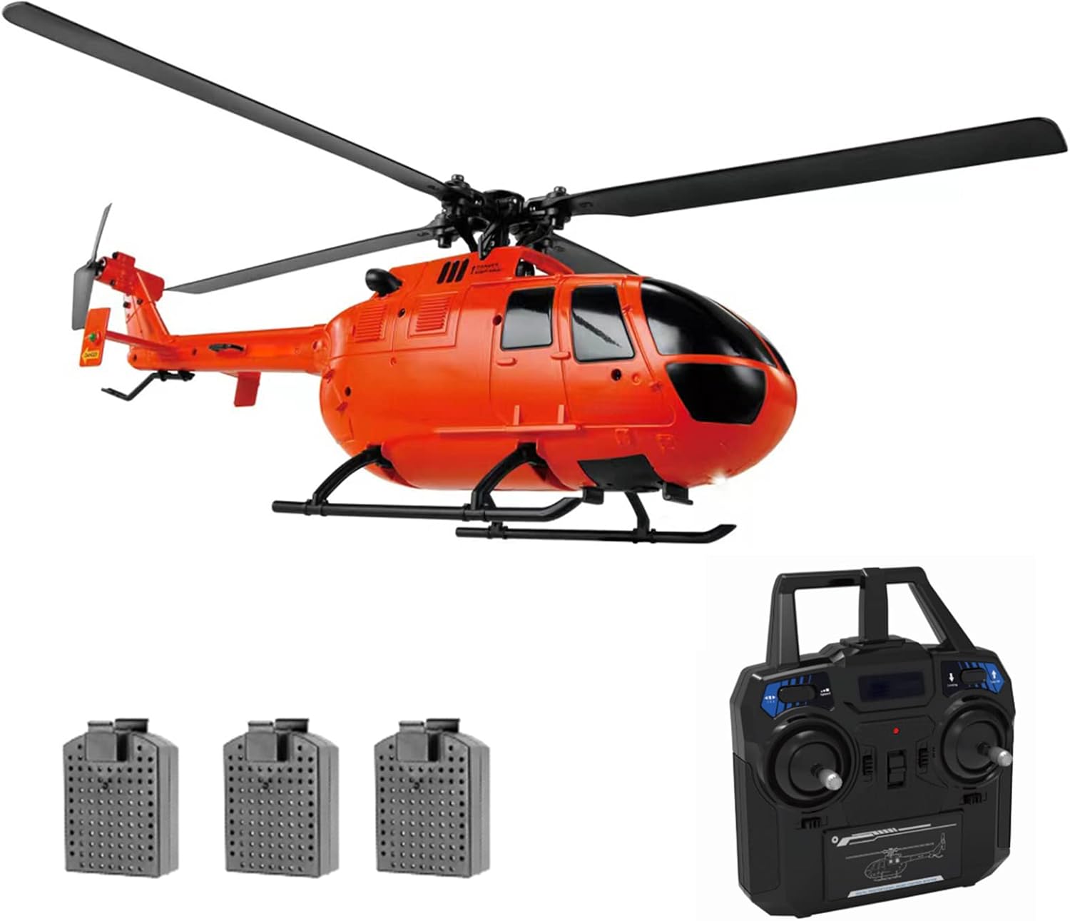 Rc Helicopter Single Rotor - Remote Control Helicopter for Adults, 4CH