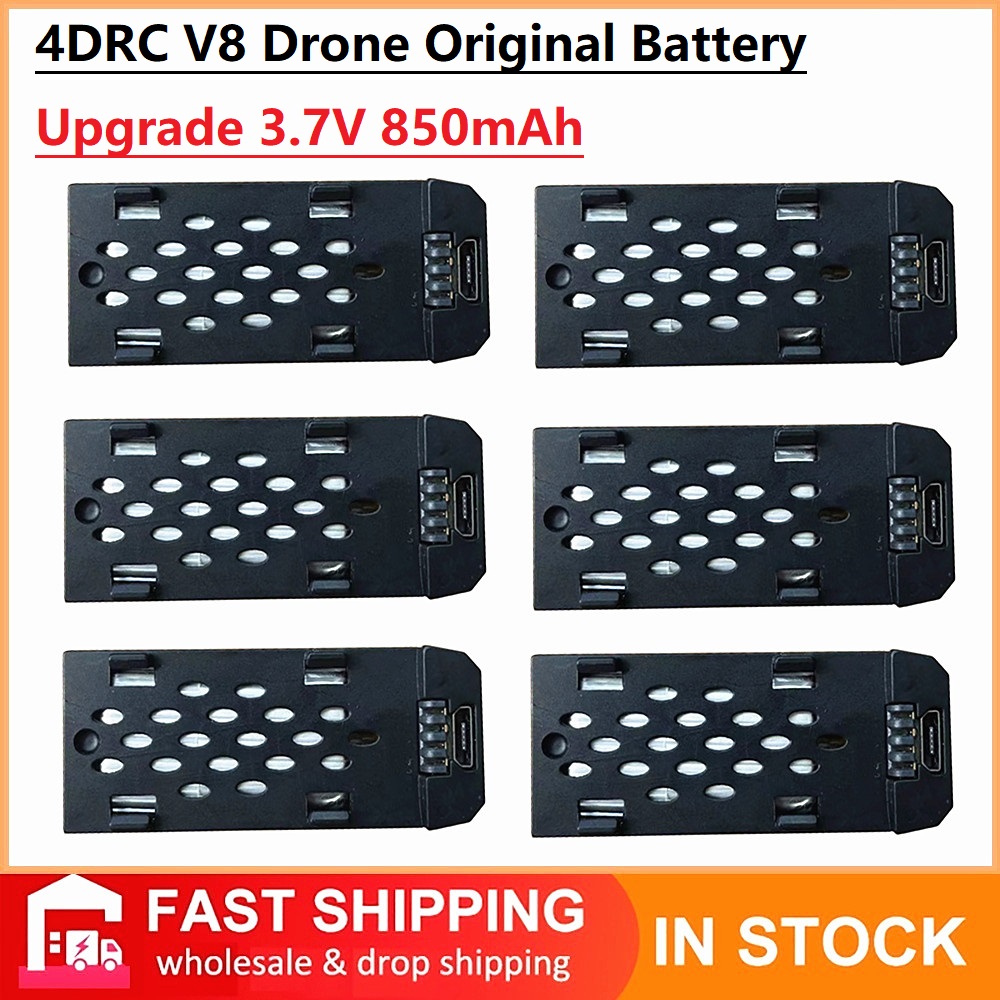 Rc Helicopter Battery - 4DRC V8 Drone Original Battery 3.7V