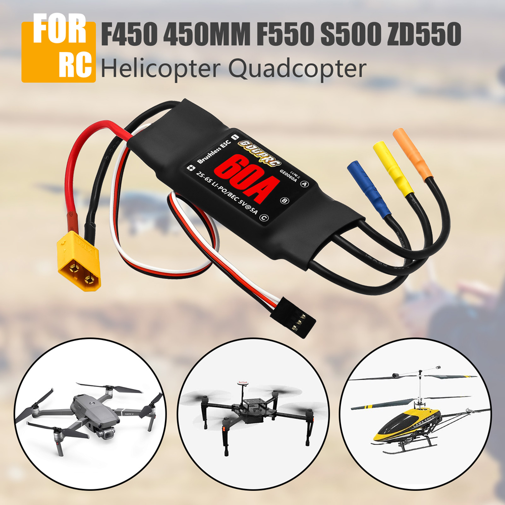 60A Brushless ESC 2-6S Electri - Rc Helicopter Electric 리뷰 및 가격