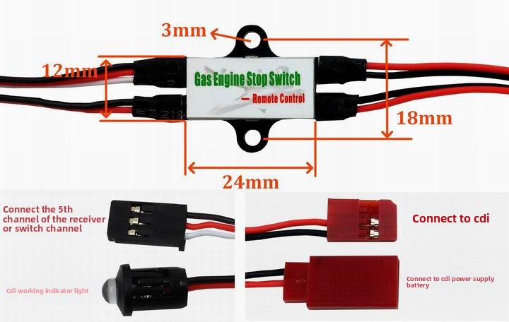 Gas Engine CDI Kill Switch for - Rc Helicopter Gas 리뷰 및 가격
