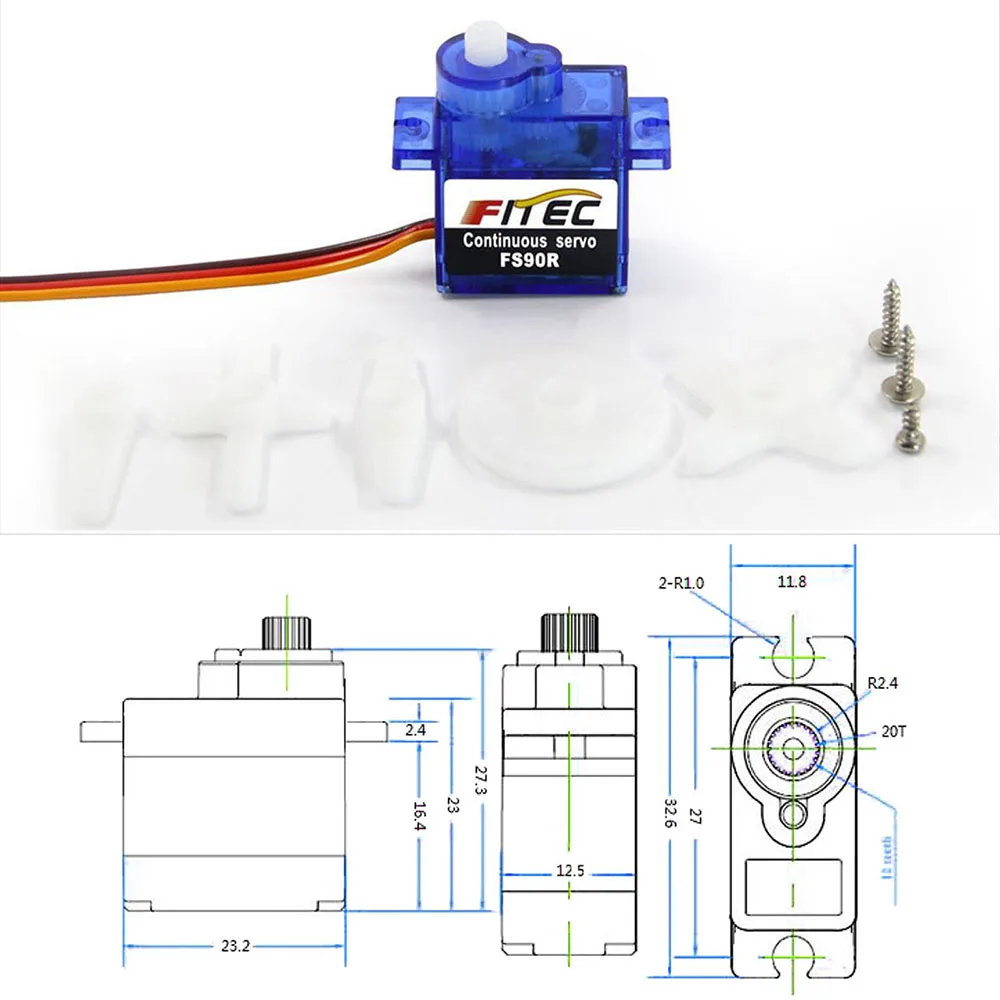 Feetech Mini FS90R Micro Servo - Rc Helicopter Servo 리뷰 및 가격