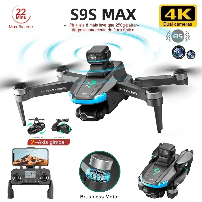 NEW S9S MAX MINI Drone 4K 2-Ax - Rc Helicopter Case 리뷰 및 가격