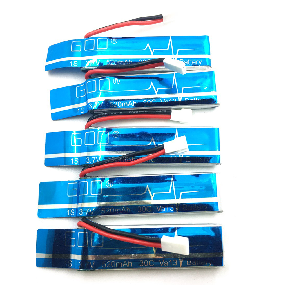 5PCS 3.7V 520mAh 30C Upgraded  - Rc Helicopter Coaxial 리뷰 및 가격