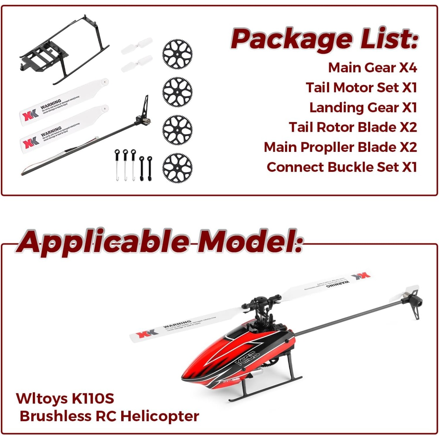 Spare Accessory Kit, Compatibl - Rc Helicopter Blade 리뷰 및 가격