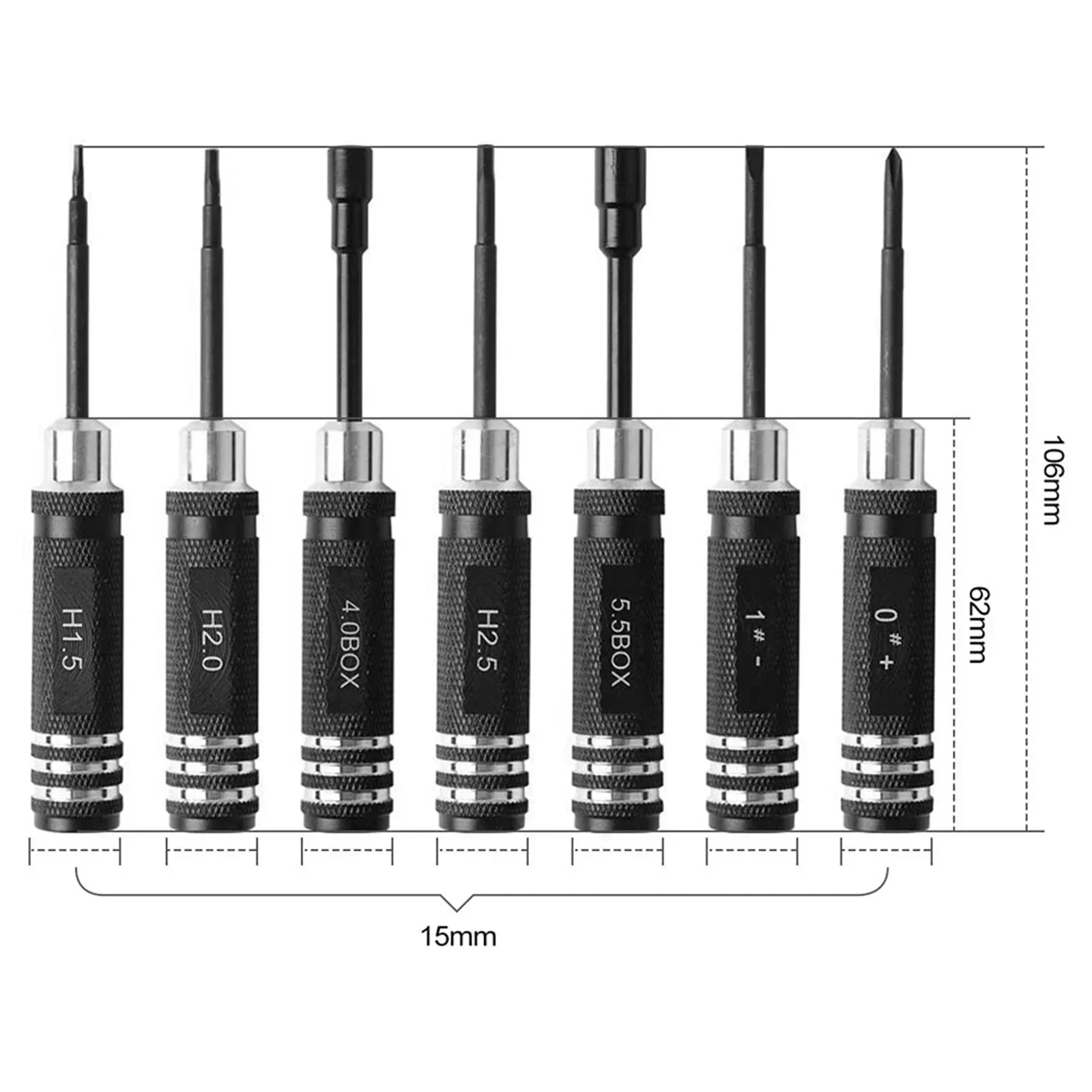 7 pcs Steel Screwdriver Set RC - Rc Helicopter Tool Kit 리뷰 및 가격