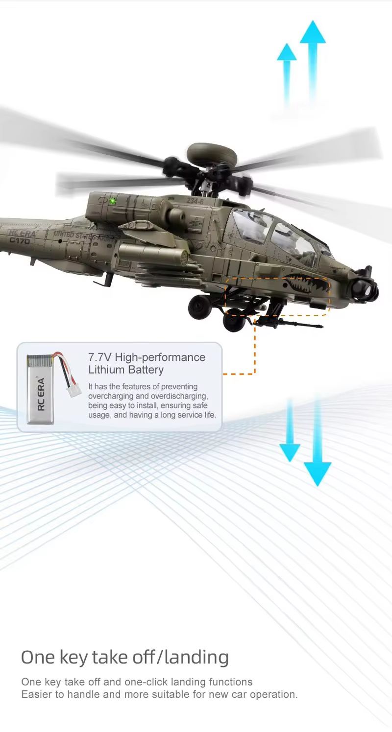 Rc Era Ah 64d Apache Helicopte - Rc Helicopter Single Rotor 리뷰 및 가격