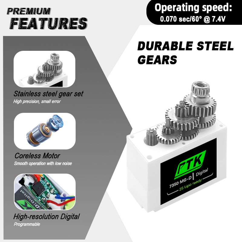 PTK 7350 MG-D 5.5g Digital Ser - Rc Helicopter Parts 리뷰 및 가격