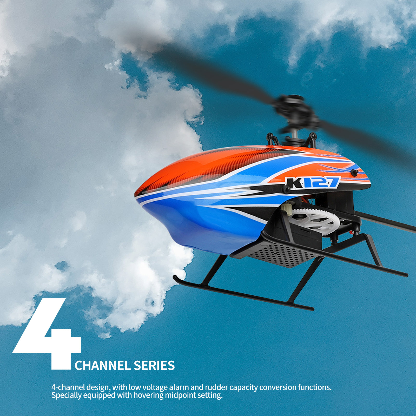 WLtoys XK K127 4CH 6-axis Gyro - Rc Helicopter Gyro 리뷰 및 가격